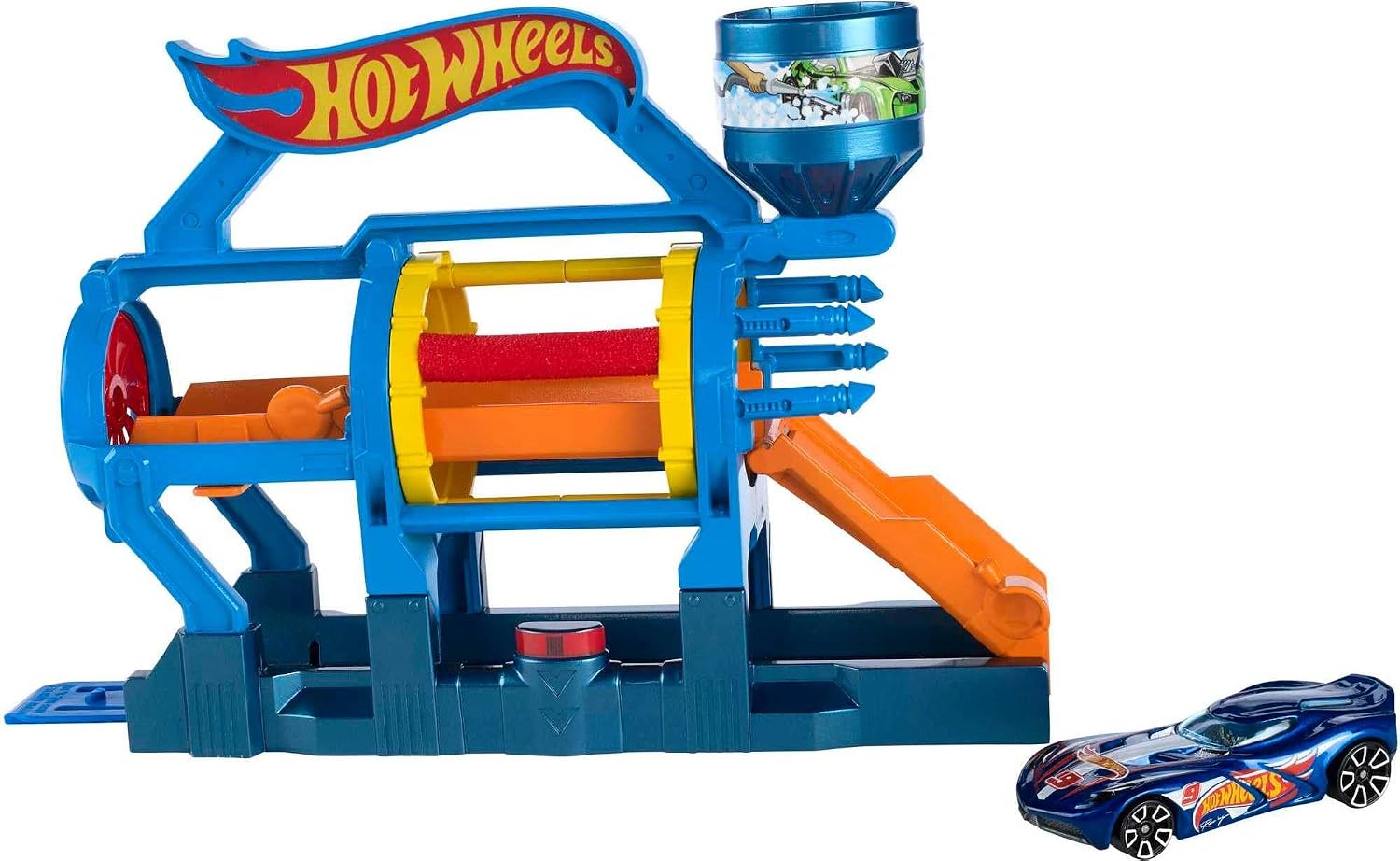 Hot wheels City Fold Out Turbo Jet Car Wash - 7