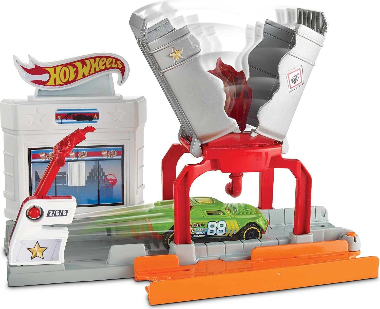 Hot wheels City Fold Out Blaze Blast - 4