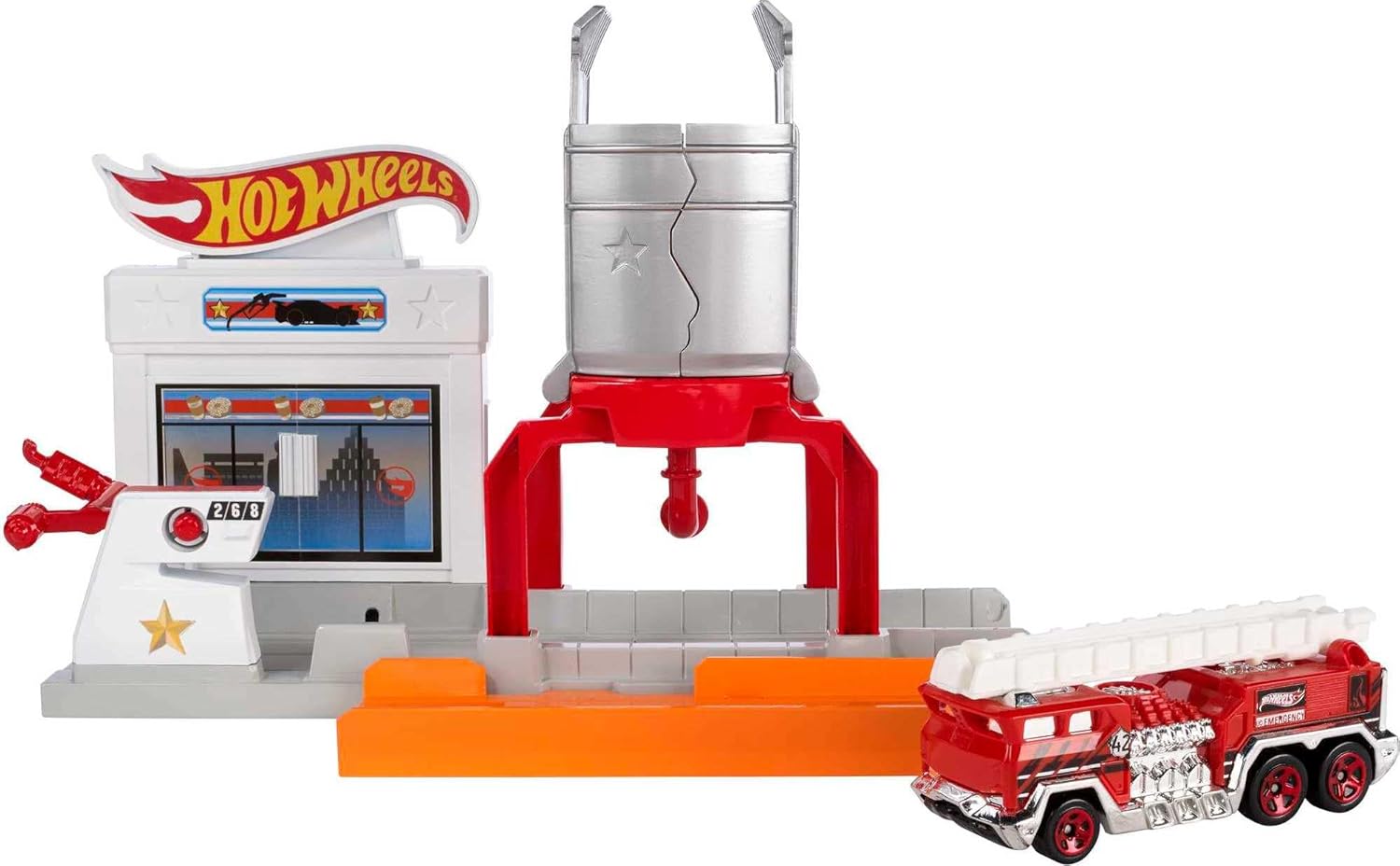 Hot wheels City Fold Out Blaze Blast - 7