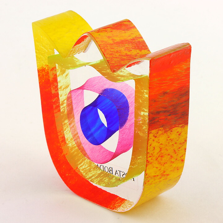 Bertil Vallien (Mini Sculptures 1993) Glass Figurine "Spring Again" 6 cm