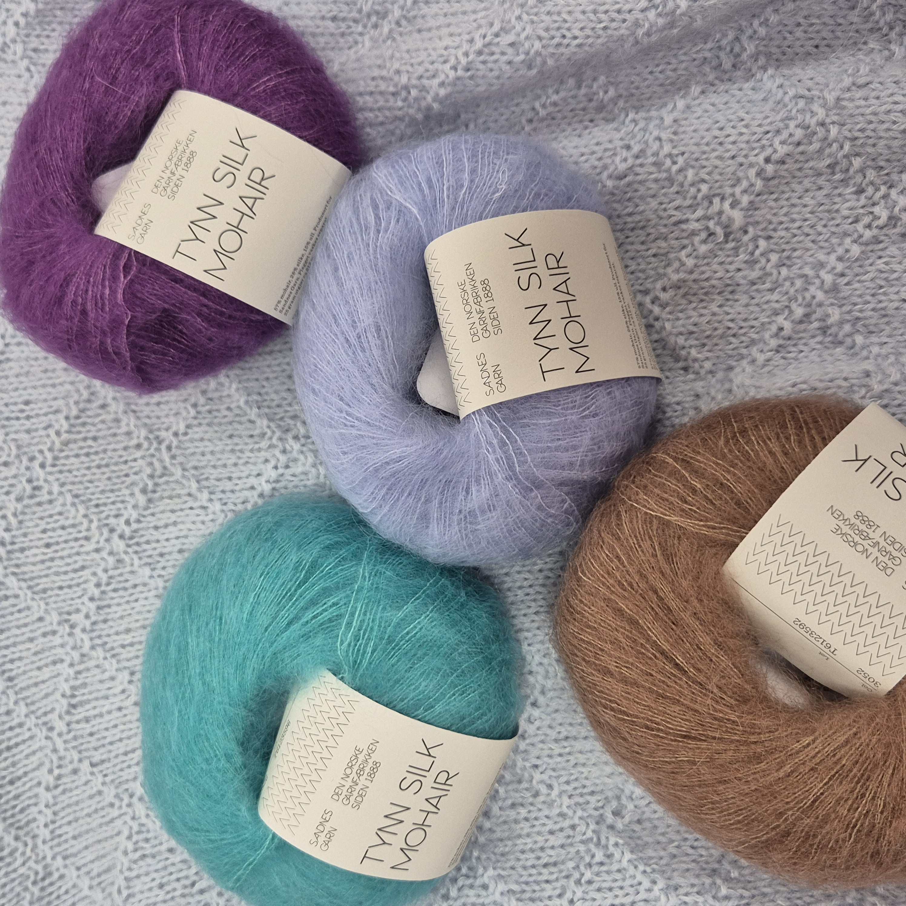 Sandnes Tynn Silk Mohair nya färger hösten 2026