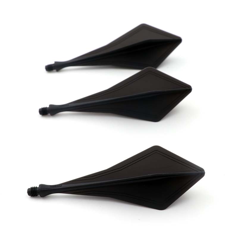 Cuesoul TRAJ AK8 Dart Flight Diamond Shape Black - 5