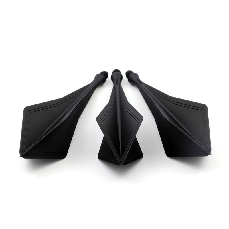 Cuesoul TRAJ AK8 Dart Flight Diamond Shape Black - 4