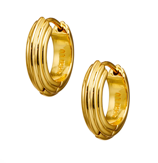 Guld Deco Hoops Små