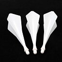 Cuesoul TRAJ AK8 Dart Flight Diamond Shape White