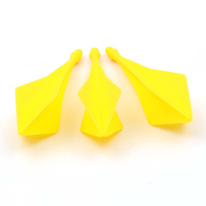Cuesoul TRAJ AK8 Dart Flight Diamond Shape Yellow - 5