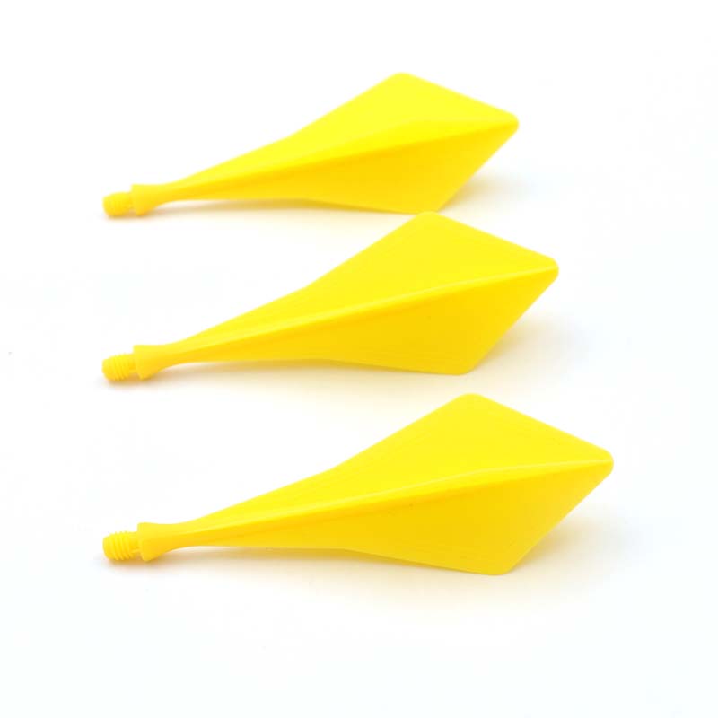 Cuesoul TRAJ AK8 Dart Flight Diamond Shape Yellow - 4