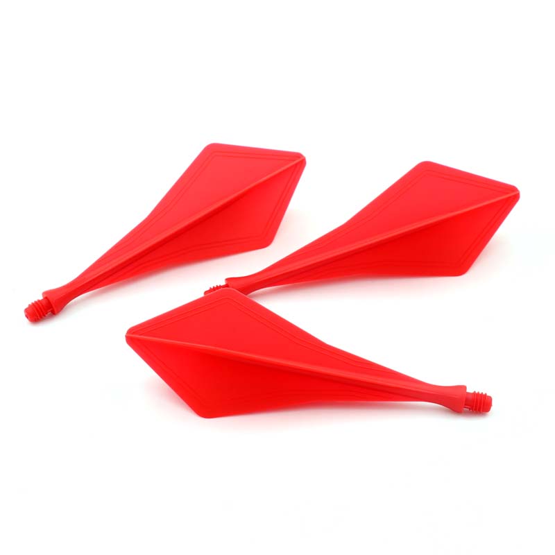Cuesoul TRAJ AK8 Dart Flight Diamond Shape Red - 2