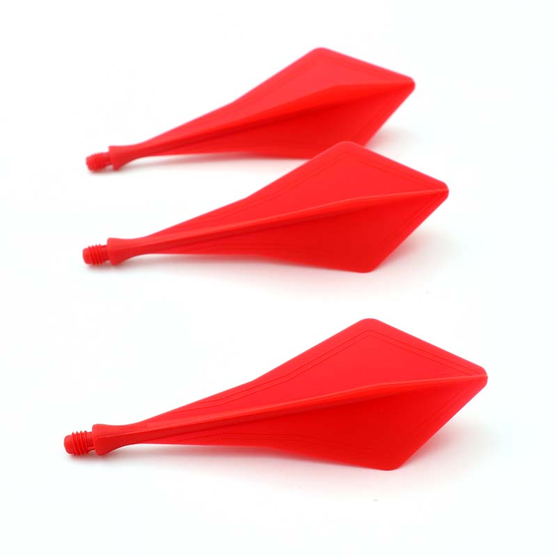 Cuesoul TRAJ AK8 Dart Flight Diamond Shape Red - 5