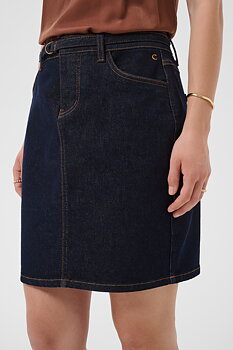 Cream Ea Denim Skirt 