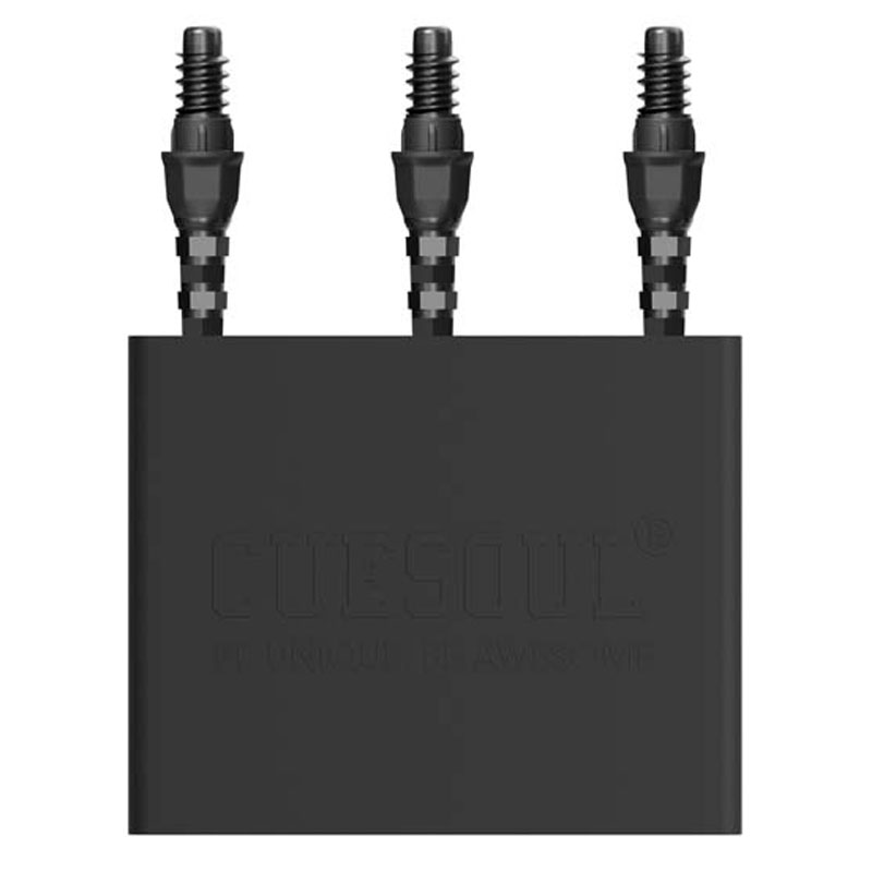 Cuesoul OTO 3 Hexagons Gun Grey Dartpoints 29mm - 5