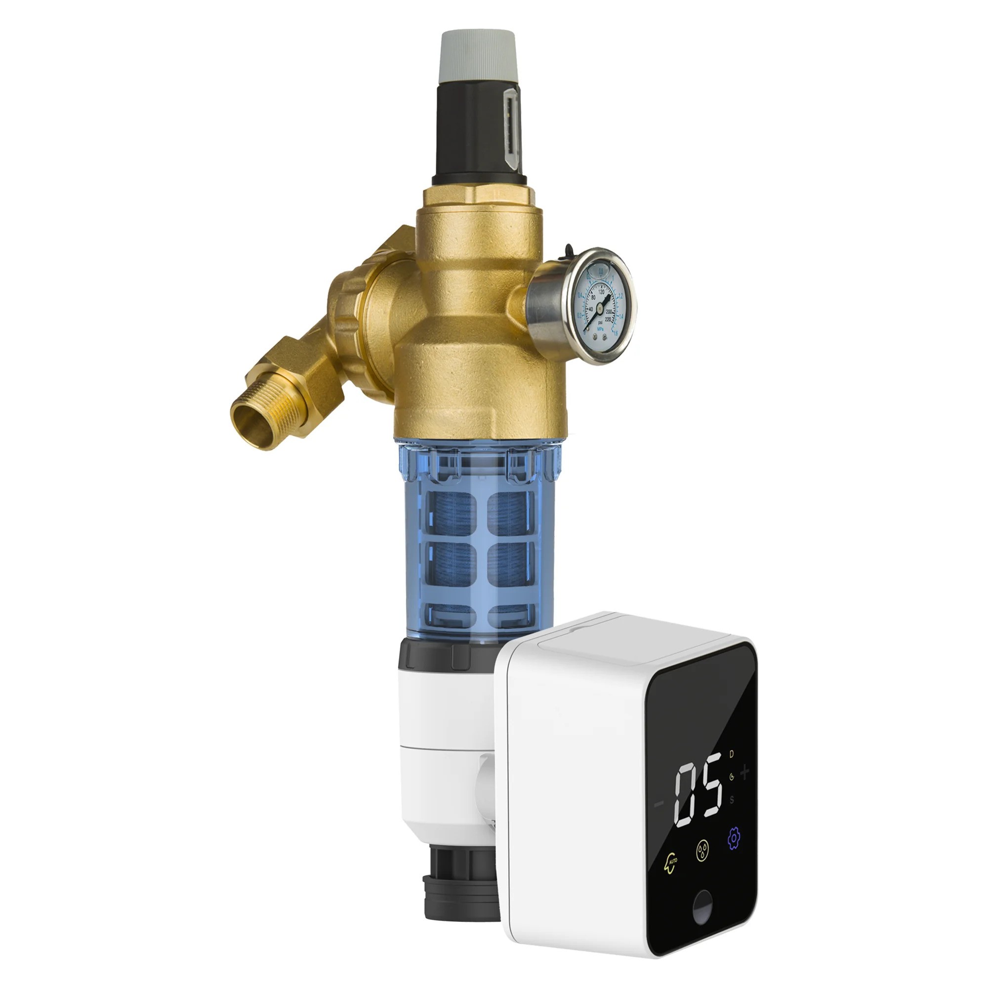 Aqwell Auto automatiskt självspolande vattenfilter