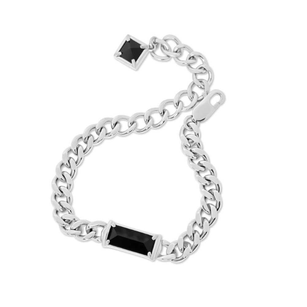SIGRÉN Dynasty Bar armband stål