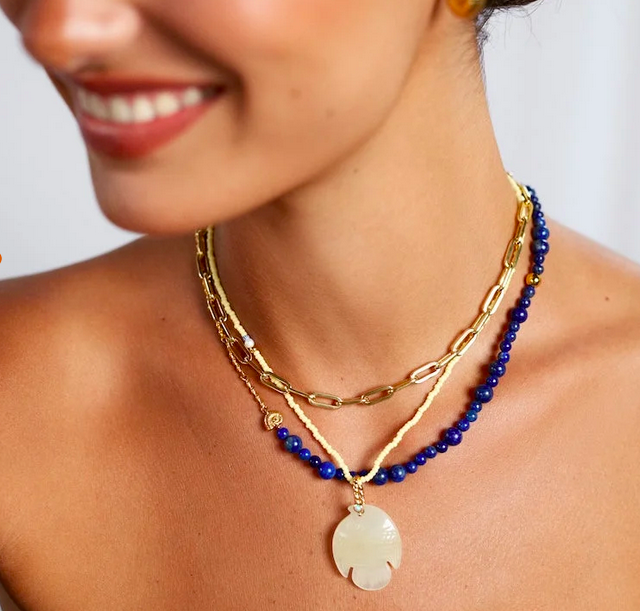 Deep Blue Halsband 