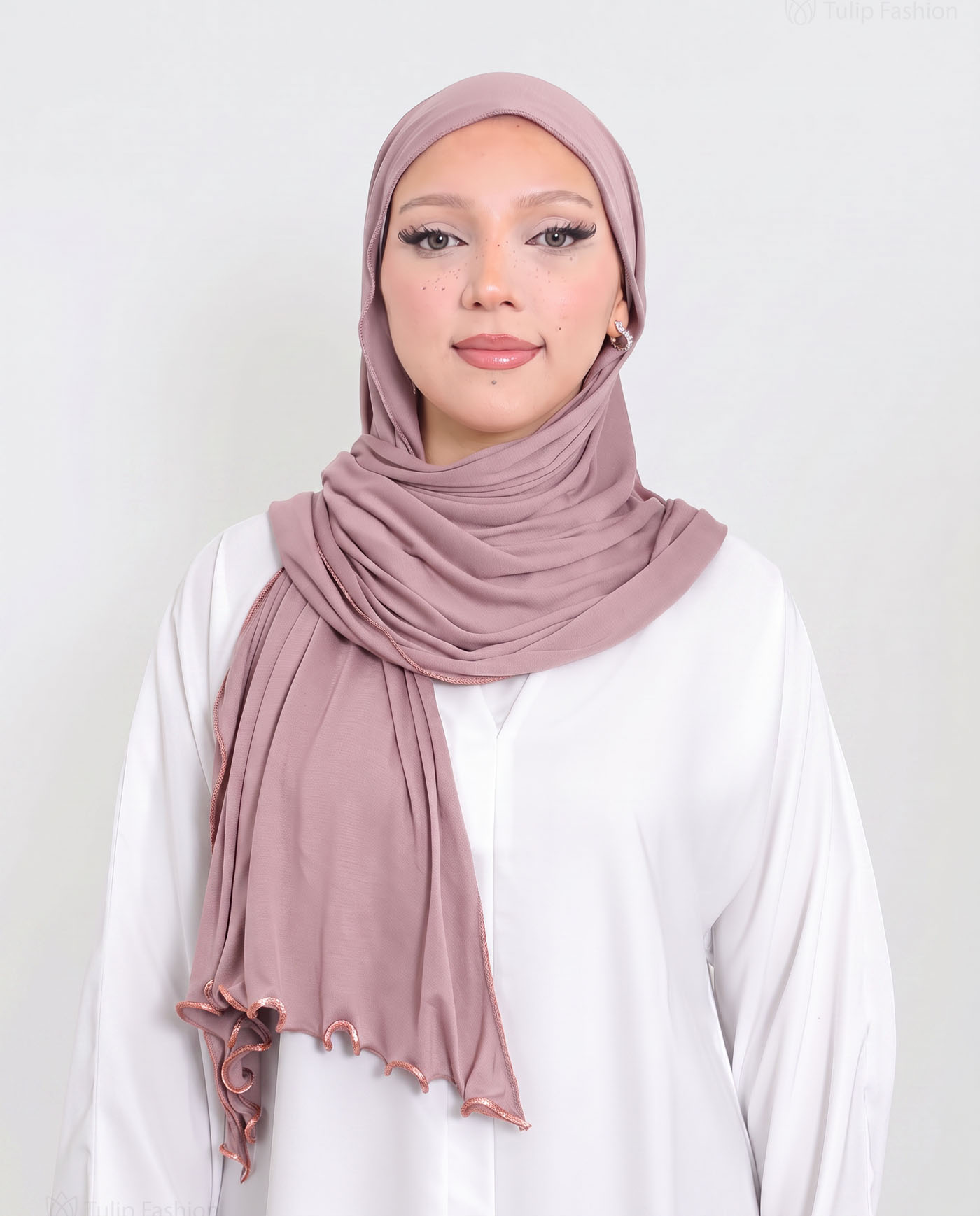 Hijab - Jersey Stretch - Deep Mauve