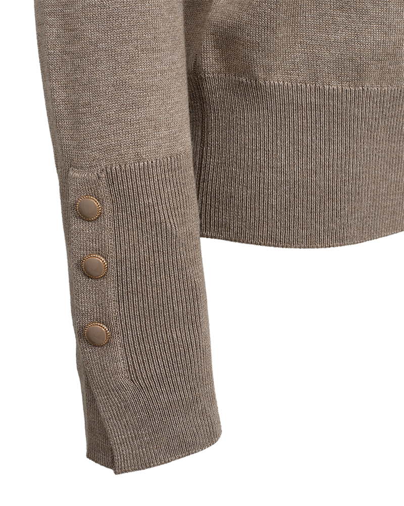 Katie pullover - taupe melange - 3