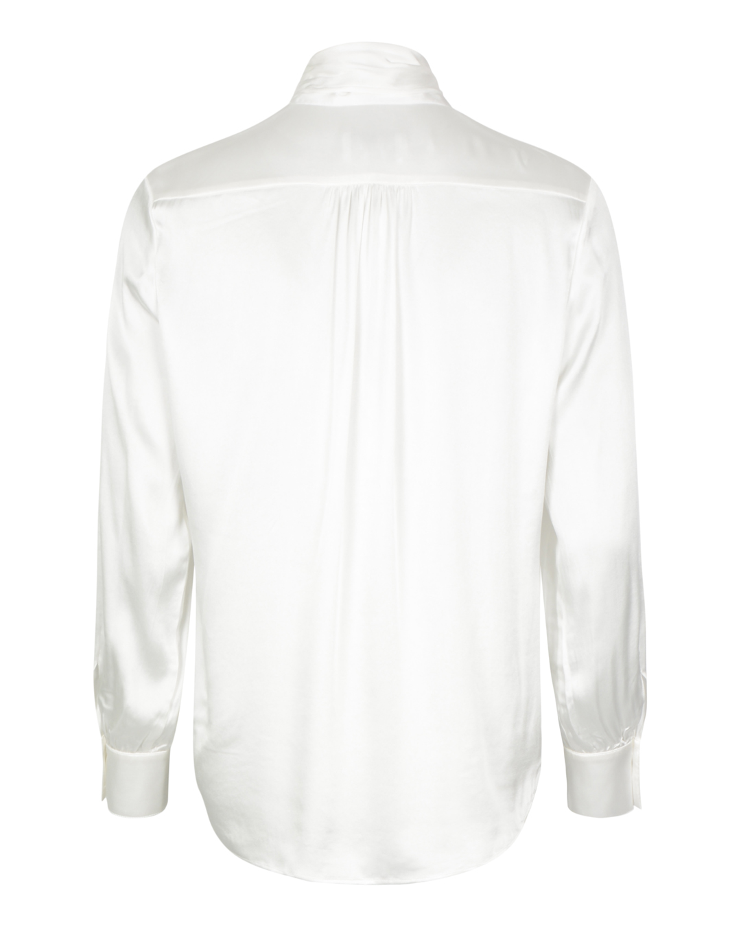 Blus Matt Latia Bow med knut offwhite - 4