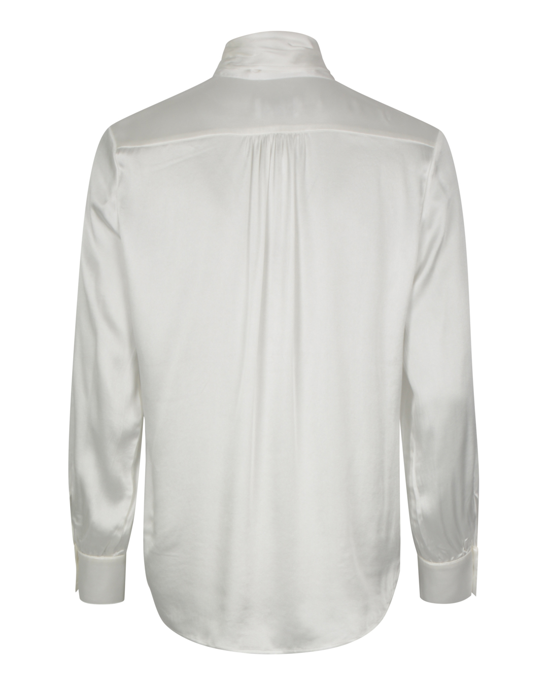 Blus Matt Latia Bow med knut offwhite - 2