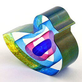 Bertil Vallien (Mini Sculptures 1993) Glass Figurine "Little Duckling" 7 cm