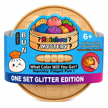 Squishy Bun Rainbow Mystery Glitter Edition