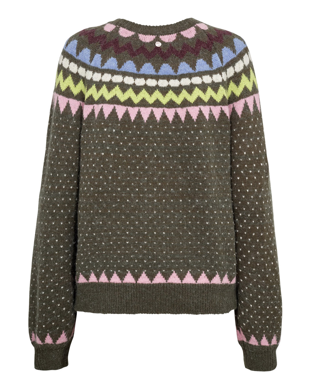 Jumper Olanda mönstrad grön/rosa/blått - 2