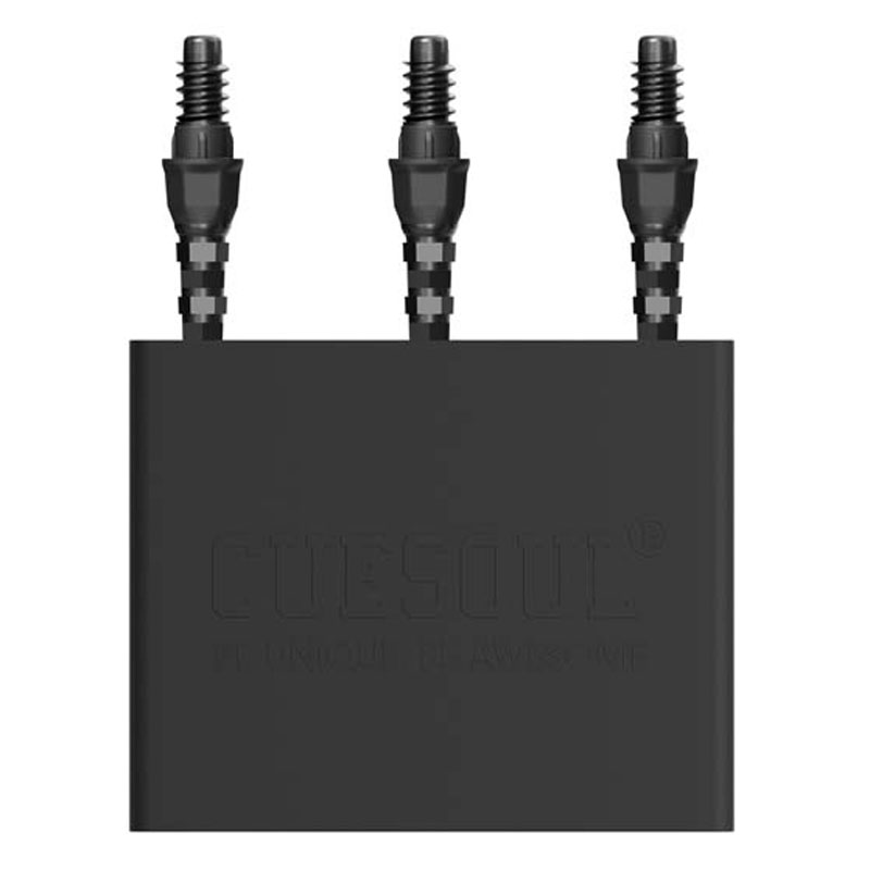 Cuesoul OTO 3 Hexagons Gun Grey Dartpoints 45mm - 5