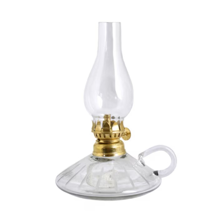 Fotogenlampa med handtag - Mässing - 2