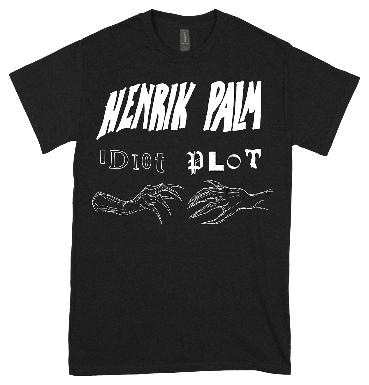 HENRIK PALM - Idiot Plot White Logo T-shirt (PRE-ORDER)