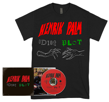 HENRIK PALM - Idiot Plot CD + Red Logo T-shirt BUNDLE (PRE-ORDER)