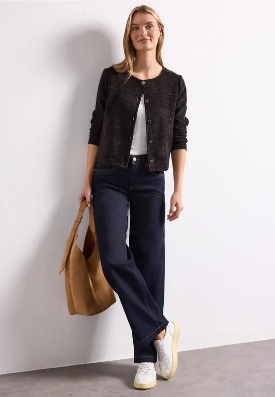 Soft Jacket  Black Coffee Kort jacka 