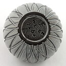 Ingrid Atterberg (Lansett 1956) Gray Rounded Bowl with Leaf Relief 6 cm