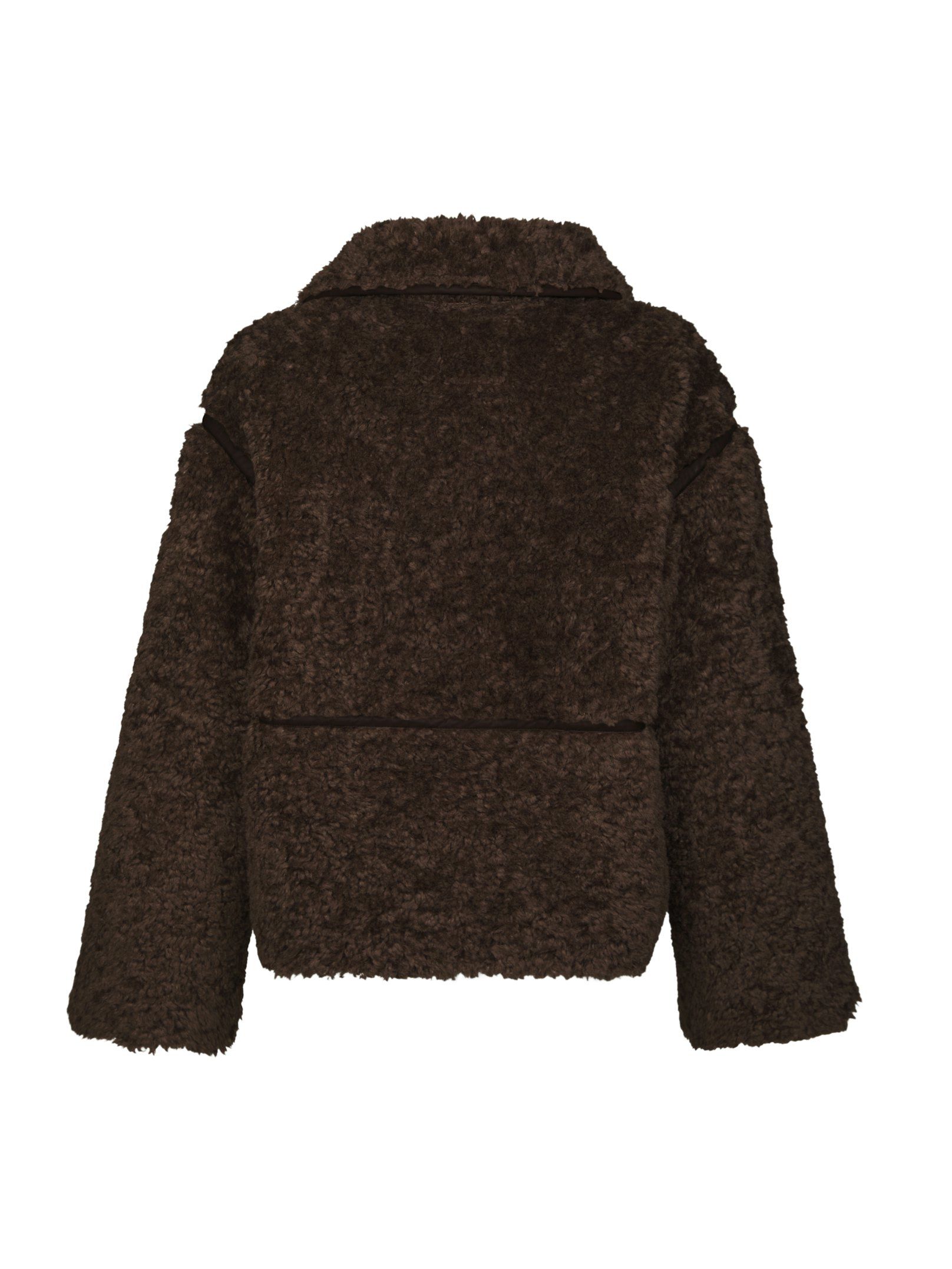 Neo Noir - Castor Faux Fur Jacket Dark Brown - 5