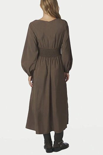Neo Noir -  Kankata Dress Dark Taupe