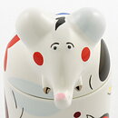 ローズマリー・ベネディクト  Animal Parkシリーズ  カラフルな装飾のゾウの容器  13cm  1995年