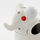 Rosemarie Benedikt (Animal Park 1995) Elephant Jar with Colorful Decor 13 cm