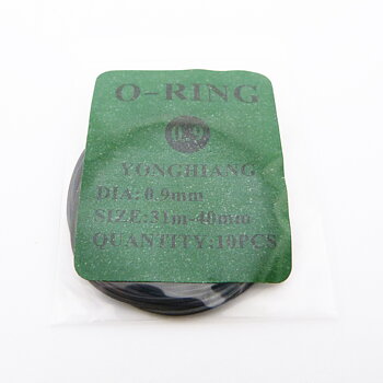 o-ringar av gummi med 0,9 mm tjocklek till boettlock
