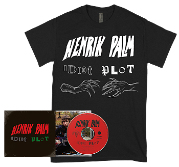 HENRIK PALM - Idiot Plot CD + White Logo T-shirt BUNDLE (PRE-ORDER)