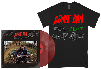 HENRIK PALM - Idiot Plot LP (Red Vinyl) + Red Logo T-shirt BUNDLE (PRE-ORDER)