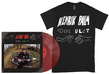 HENRIK PALM - Idiot Plot LP (Red vinyl) + White Logo T-shirt BUNDLE (PRE_ORDER)
