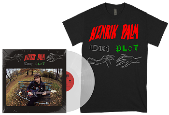 HENRIK PALM - Idiot Plot LP (Clear vinyl) + Red Logo T-shirt BUNDLE (PRE-ORDER)