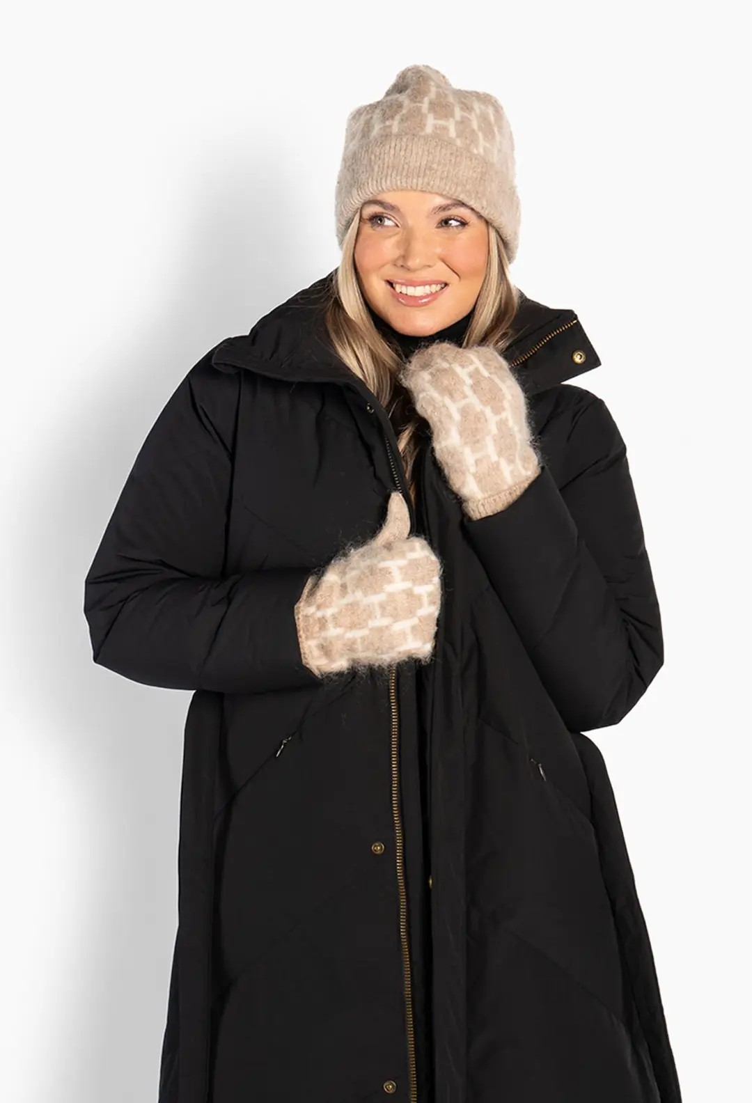 Gera Beanie - Light Brown Melange - HÉST - 4
