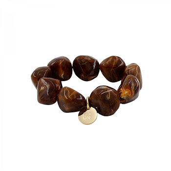 Bud to Rose Armband Vibe Resin Brun