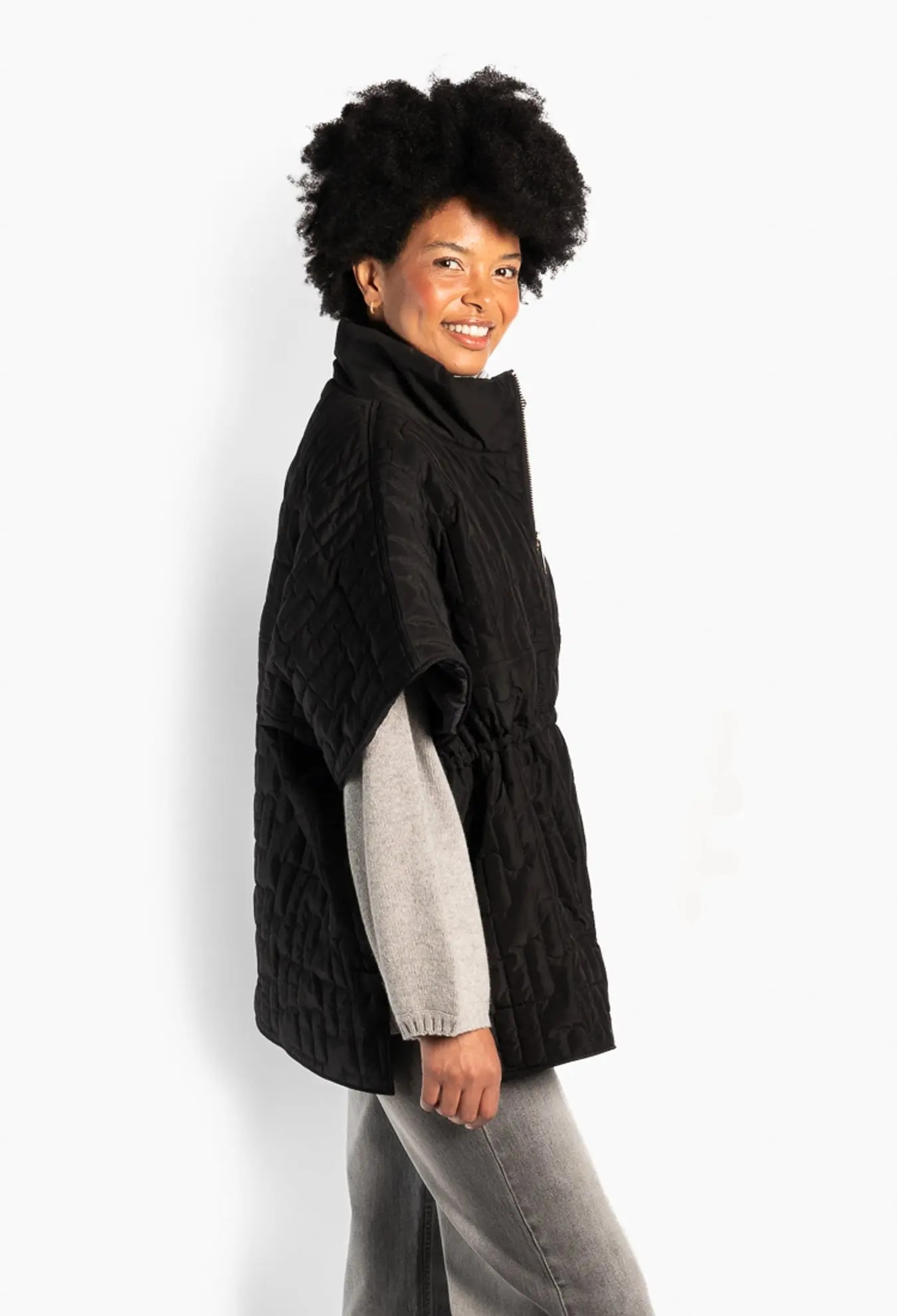 Ashley Cape - Jet Black - HÉST