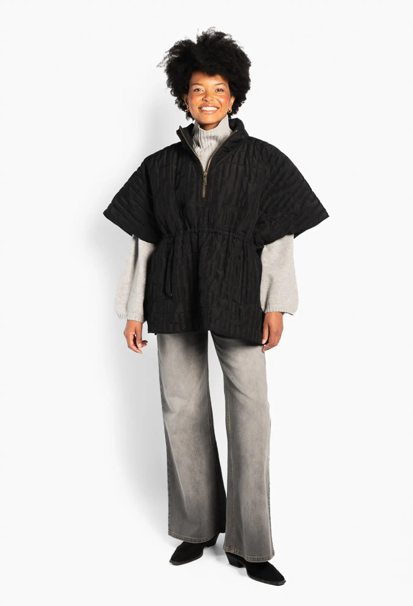 Ashley Cape - Jet Black - HÉST - 3