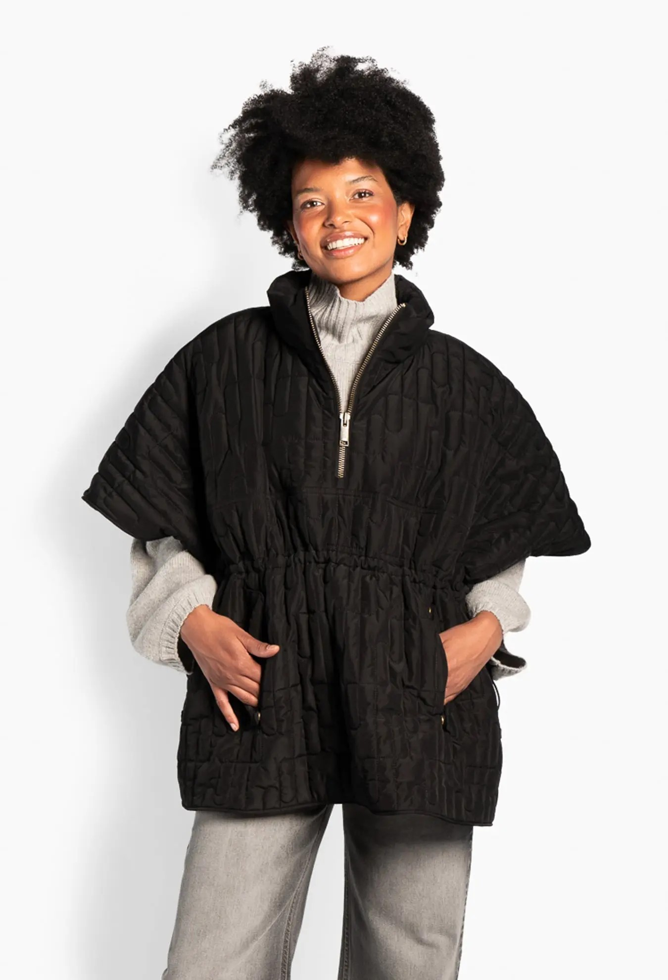Ashley Cape - Jet Black - HÉST