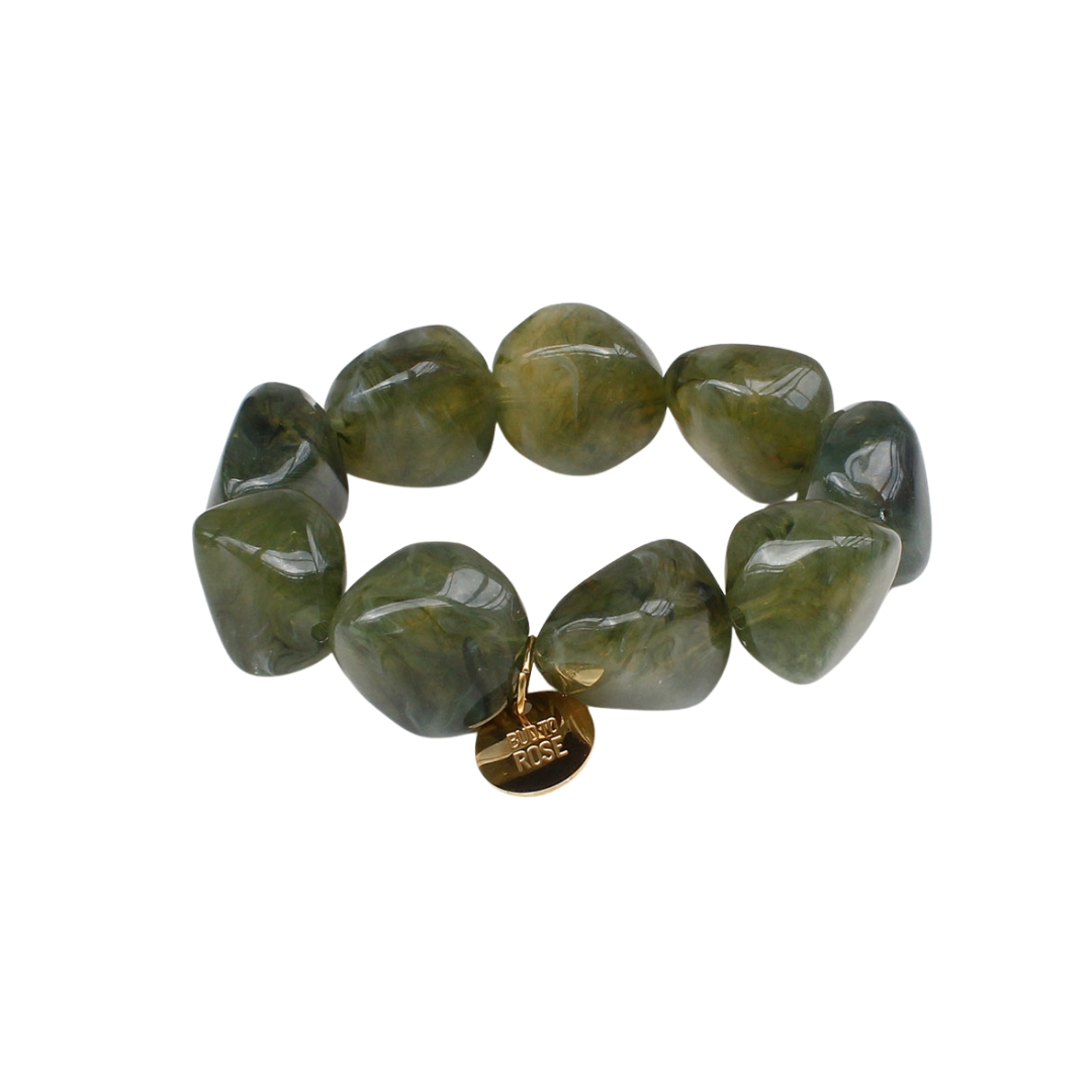 Bud to Rose Armband Vibe Resin Grön