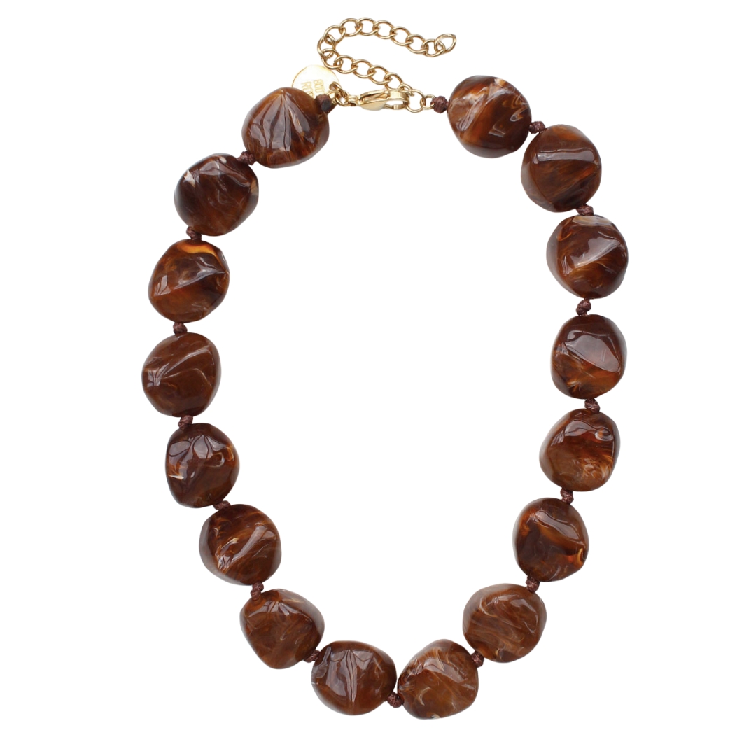 Bud to Rose Halsband Vibe Resin Brun