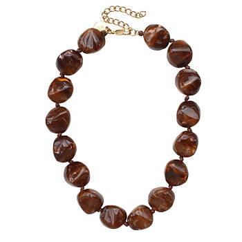 Bud to Rose Halsband Vibe Resin Brun