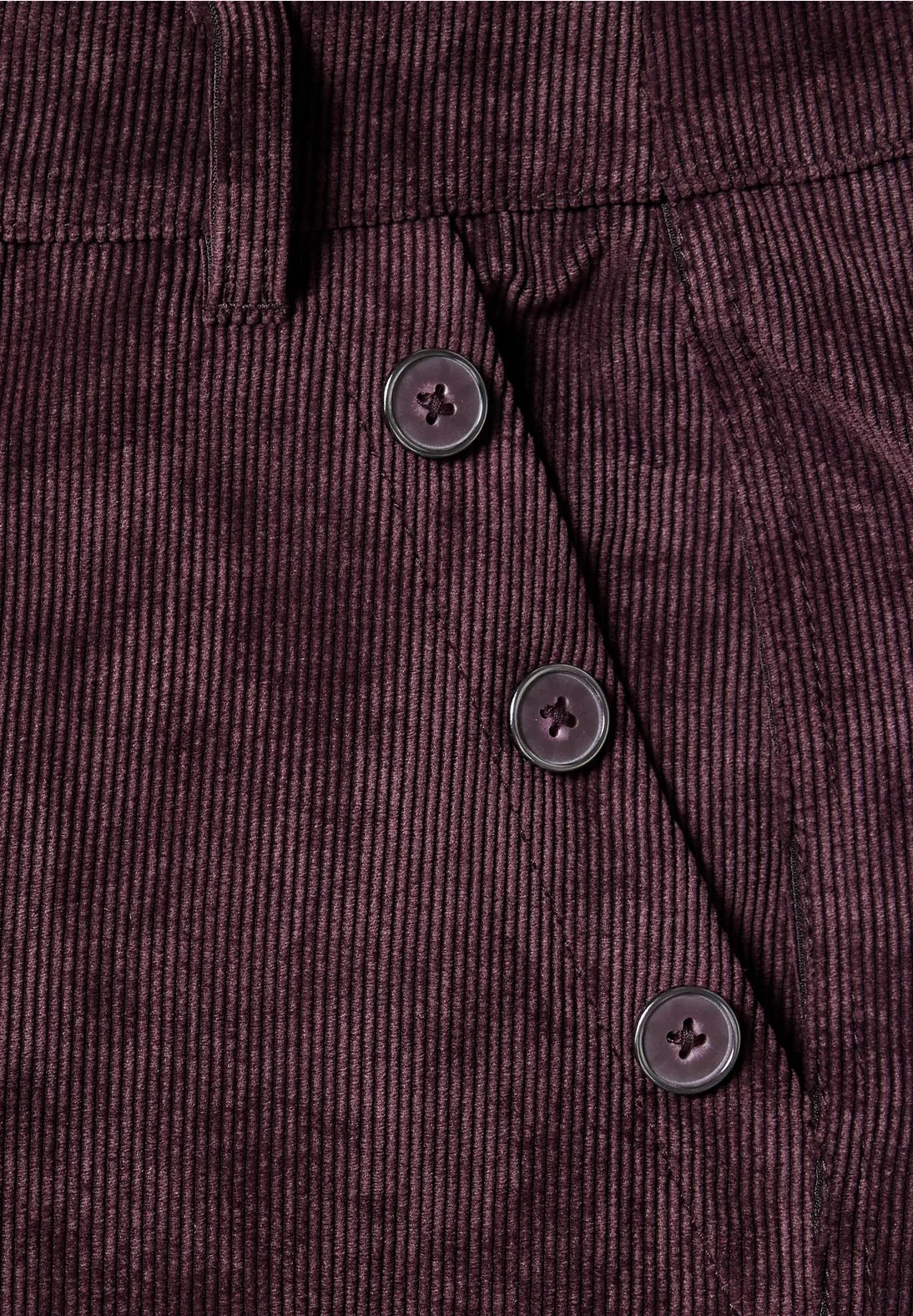 LTD QR Amalia Corduroy Pants - Ruby Red - Street One - 6