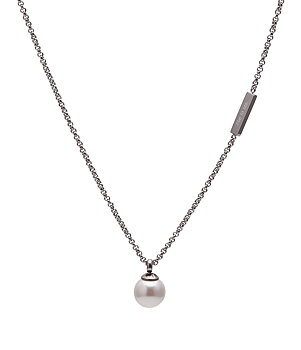 Bud to Rose Halsband Shellpearl Silver